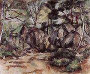 Paul Cezanne Le Sous-bois France oil painting artist